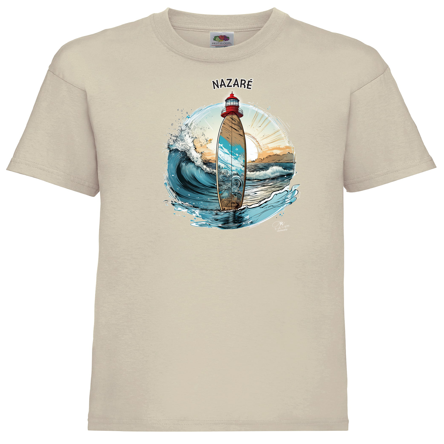 T-shirt Fruit of the Loom Kids Sol Nazaré