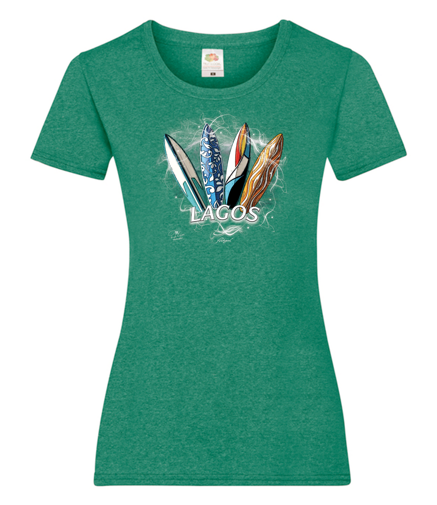 T-shirt Senhora Surfboards Lagos