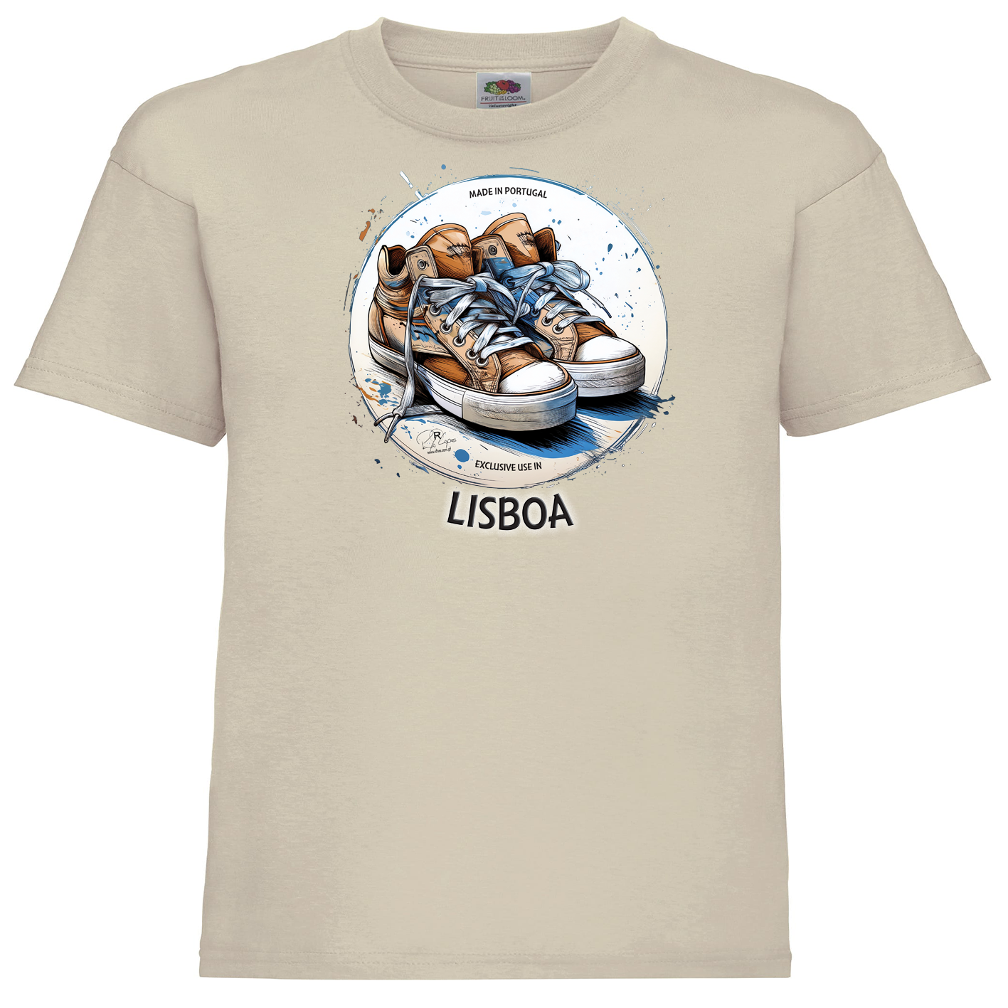 T-shirt Fruit of the Loom Kids Exclusive Lisboa