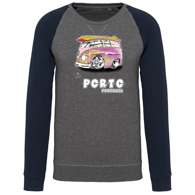 Sweatshirt Bicolor sem capuz Gorduxinha Porto
