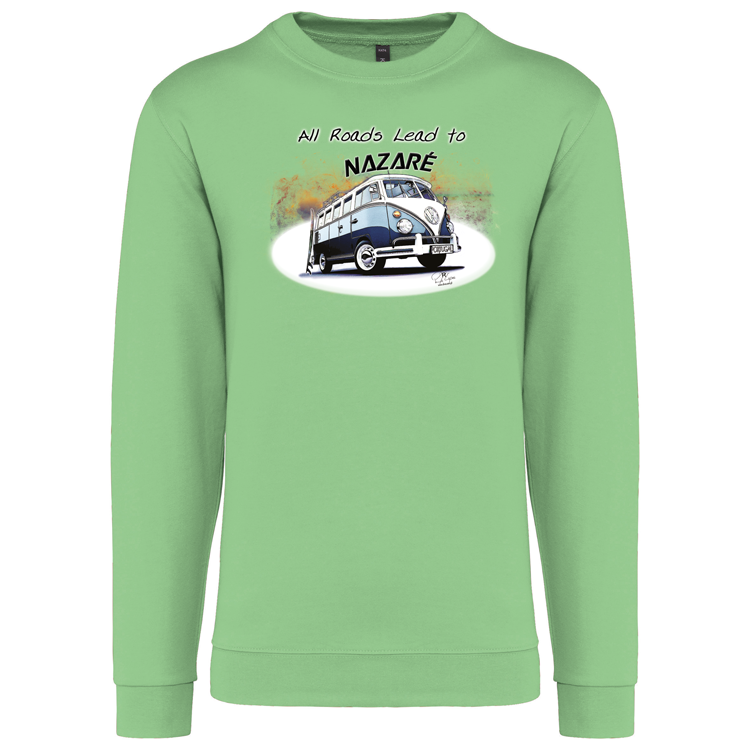 Sweatshirt Kariban sem Capuz All Roads Lead to Nazaré