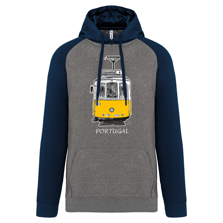 Sweatshirt Bicolor com capuz Grandalhão Coimbra