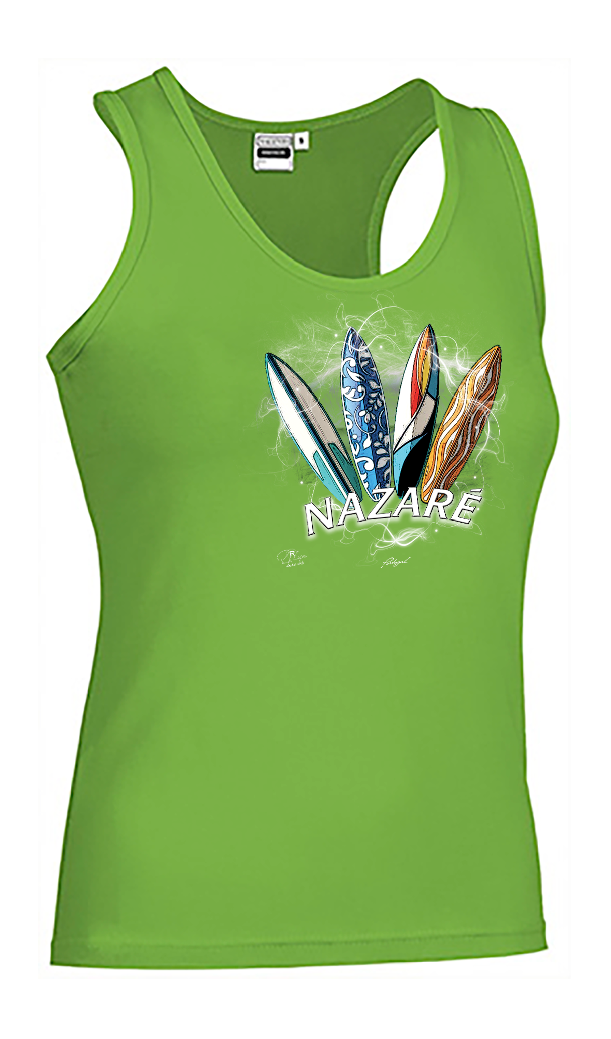 T-shirt Alças Senhora Surfboards Nazaré