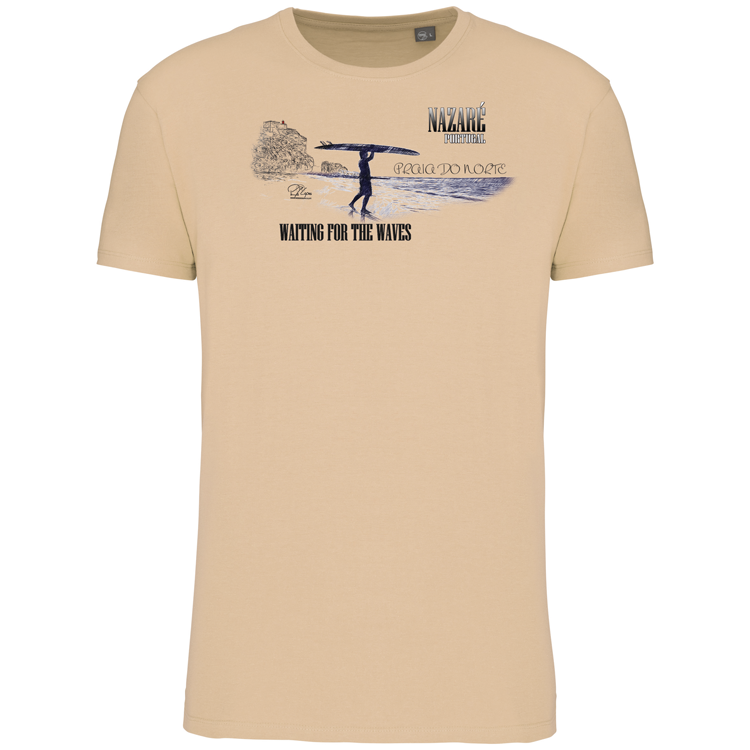 T-Shirt Algodão Biológico Praia do Norte