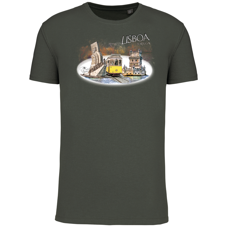 T-Shirt Algodão Biológico Monumentos Belém