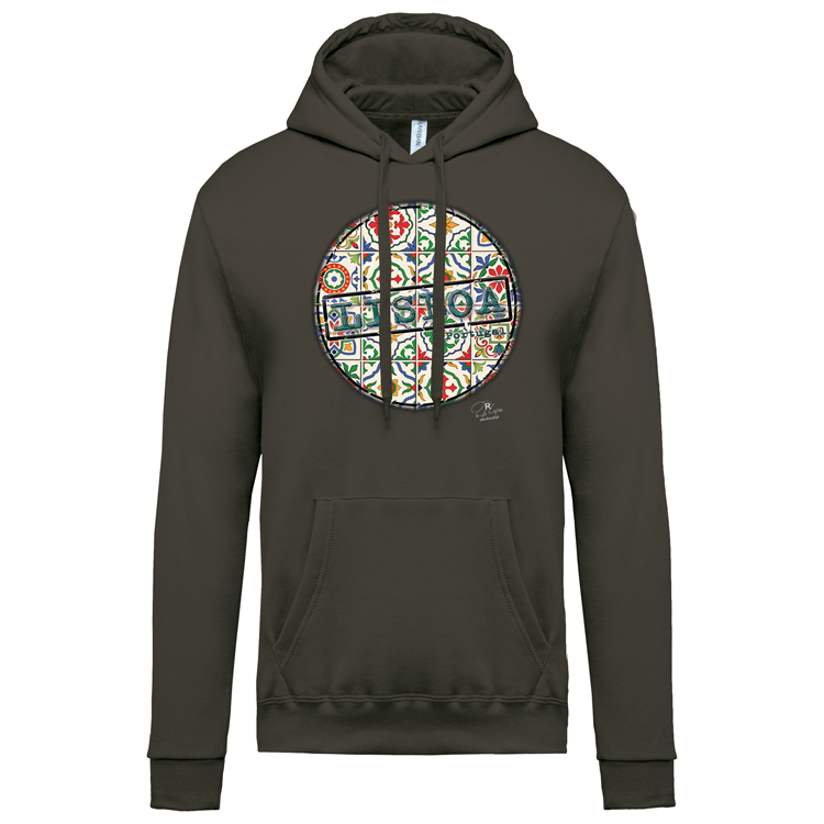 Sweatshirt Kariban com Capuz Pin Lisboa