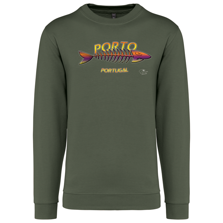 Sweatshirt Kariban sem Capuz Espinha Porto