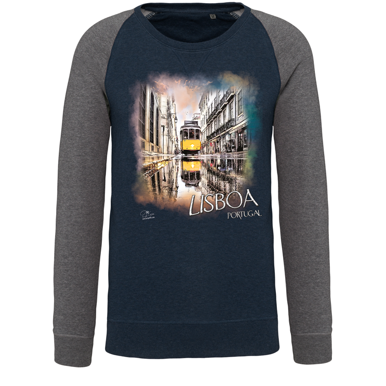 Sweatshirt Bicolor sem capuz Espelho