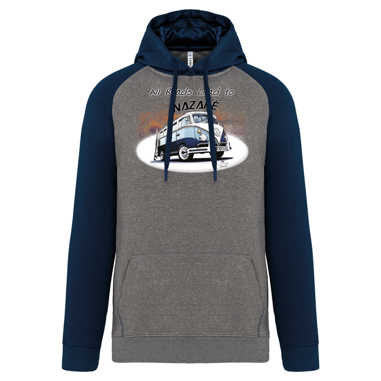 Sweatshirt com capuz All Roads Lead to Nazaré
