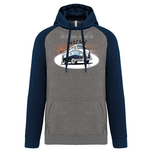 Sweatshirt com capuz All Roads Lead to Nazaré