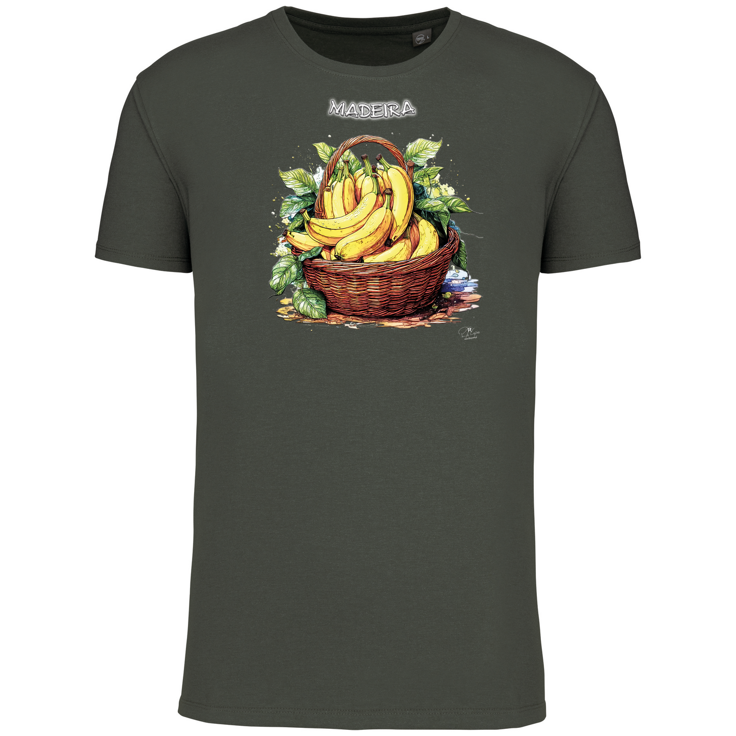 T-Shirt Algodão Biológico Cesto Bananas