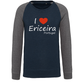 Sweatshirt Bicolor sem capuz I Love Ericeira