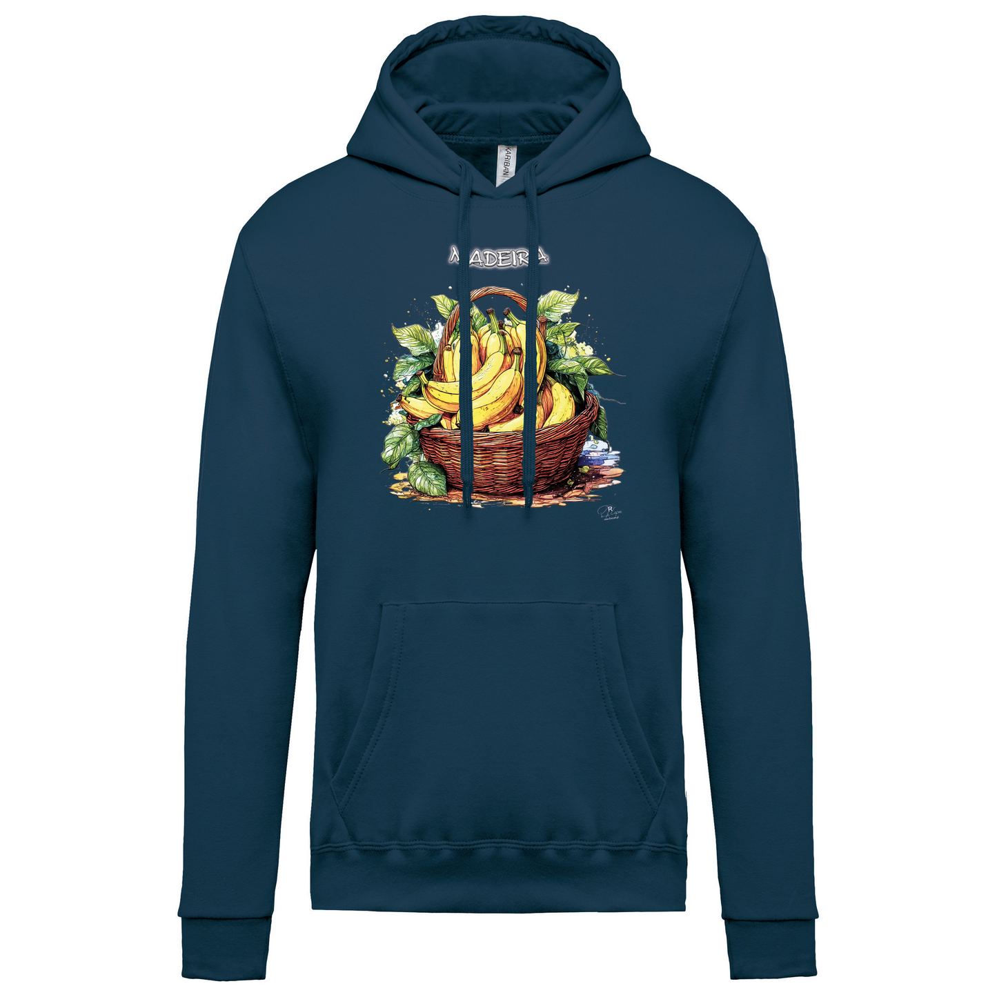Sweatshirt Kariban com Capuz Cesto Bananas