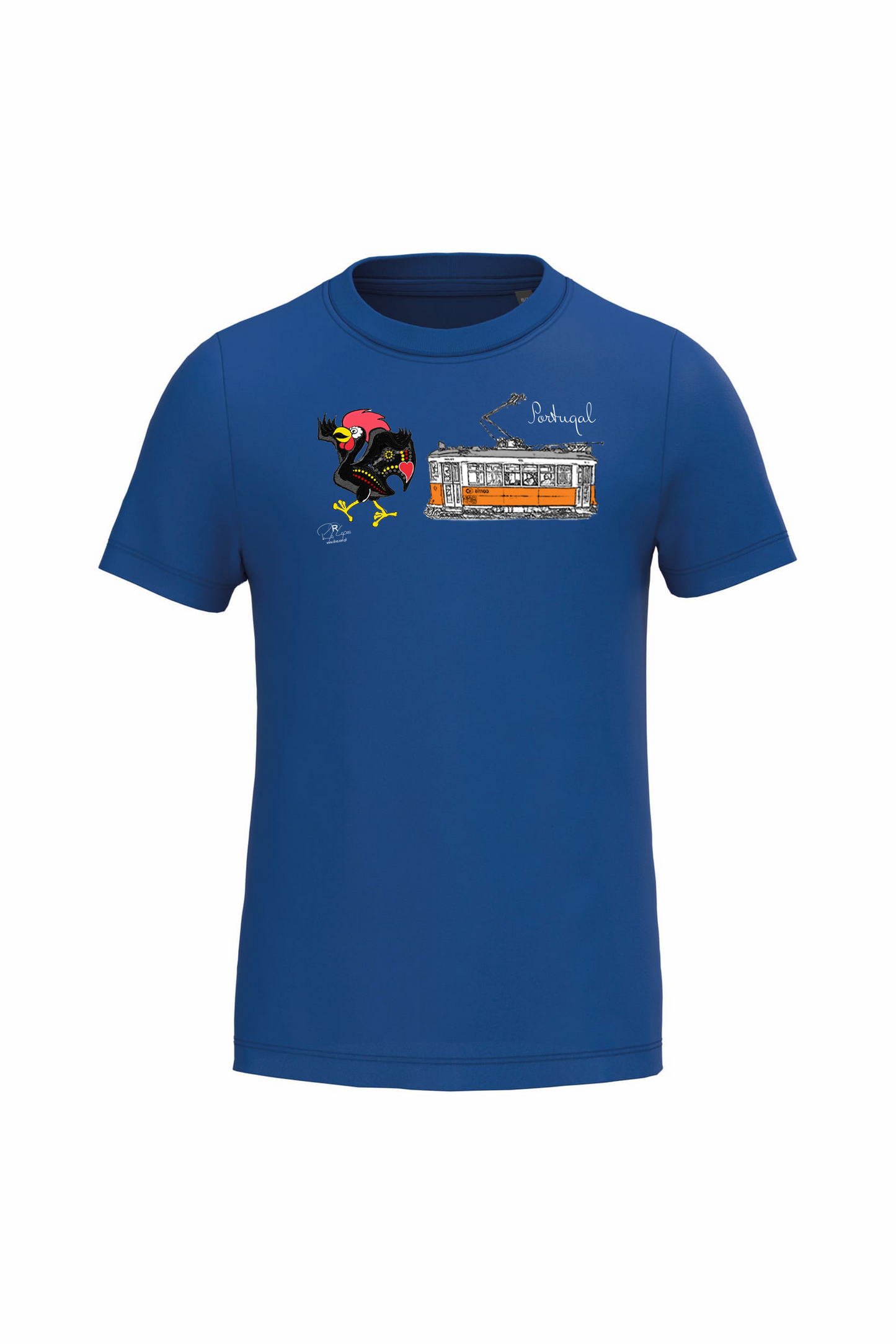T-shirt de Criança Kariban Galo + E Portugal