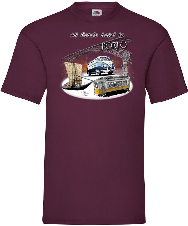 T-shirt All Roads Lead to Porto