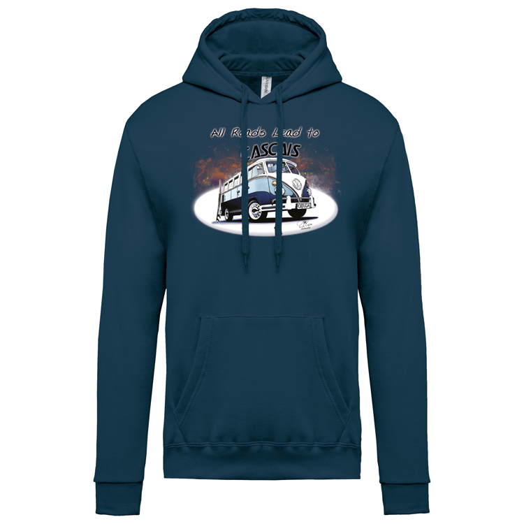 Sweatshirt Kariban com Capuz All Roads Lead to Cascais