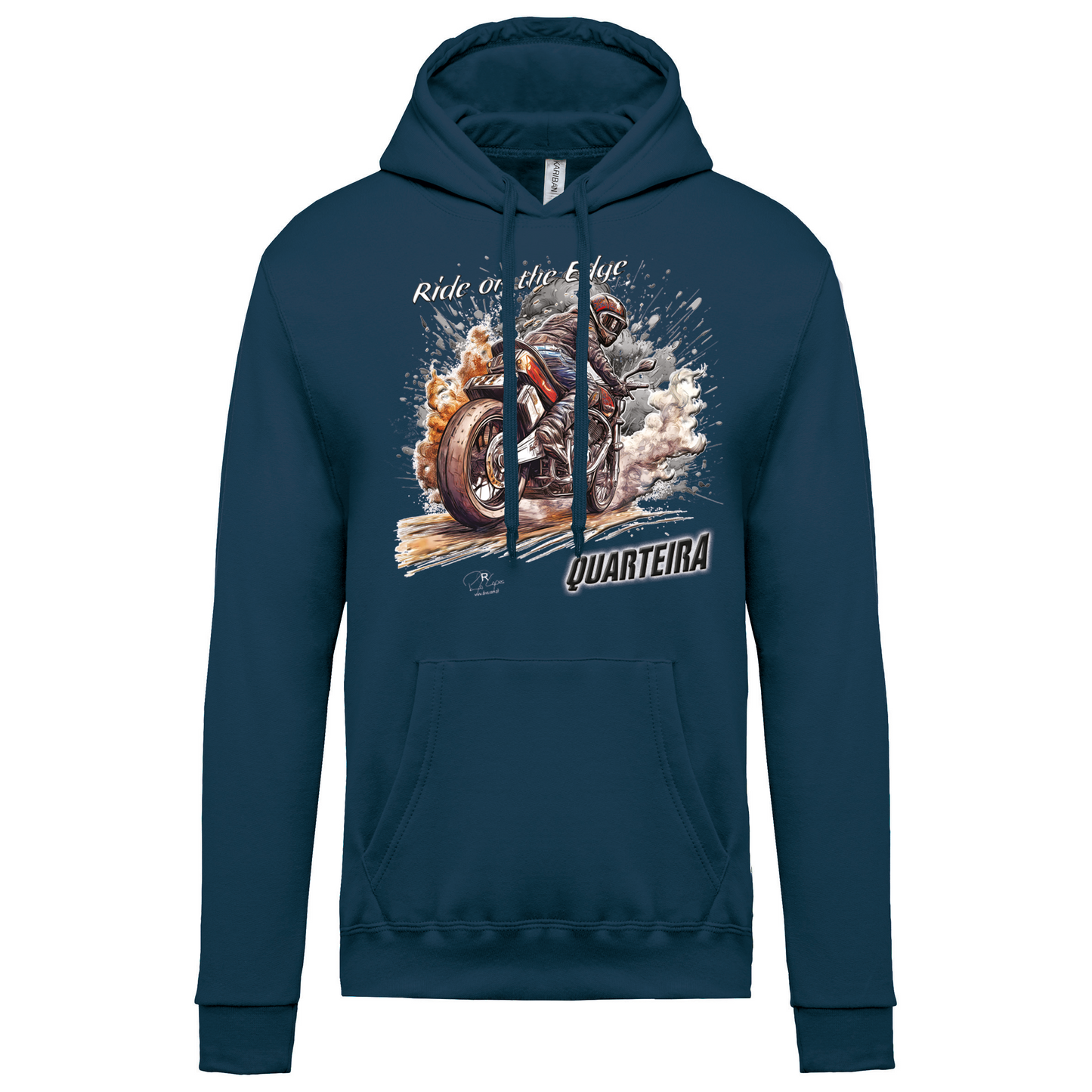 Sweatshirt Kariban com Capuz Ride on the Edge Quarteira