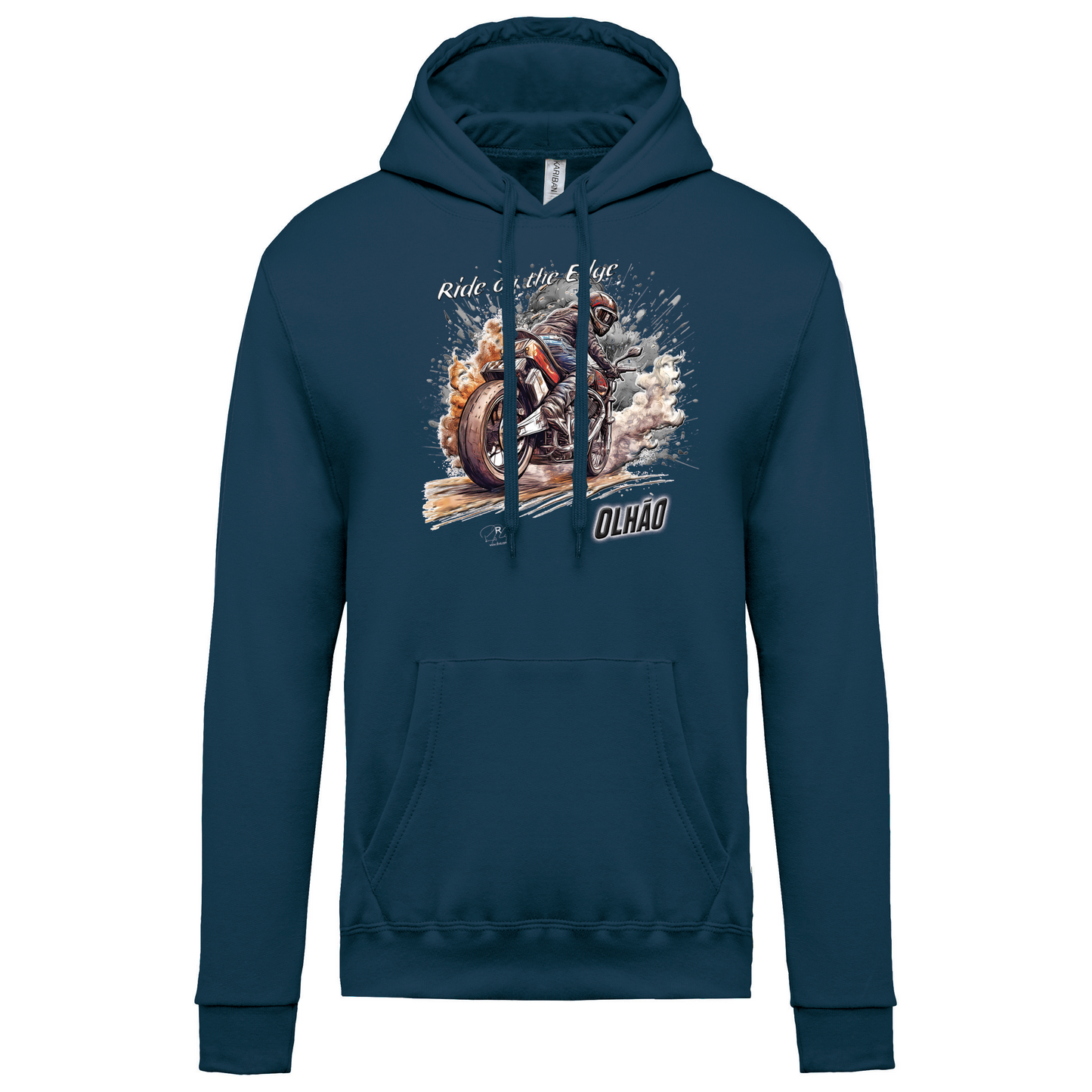 Sweatshirt Kariban com Capuz Ride on the Edge Olhão