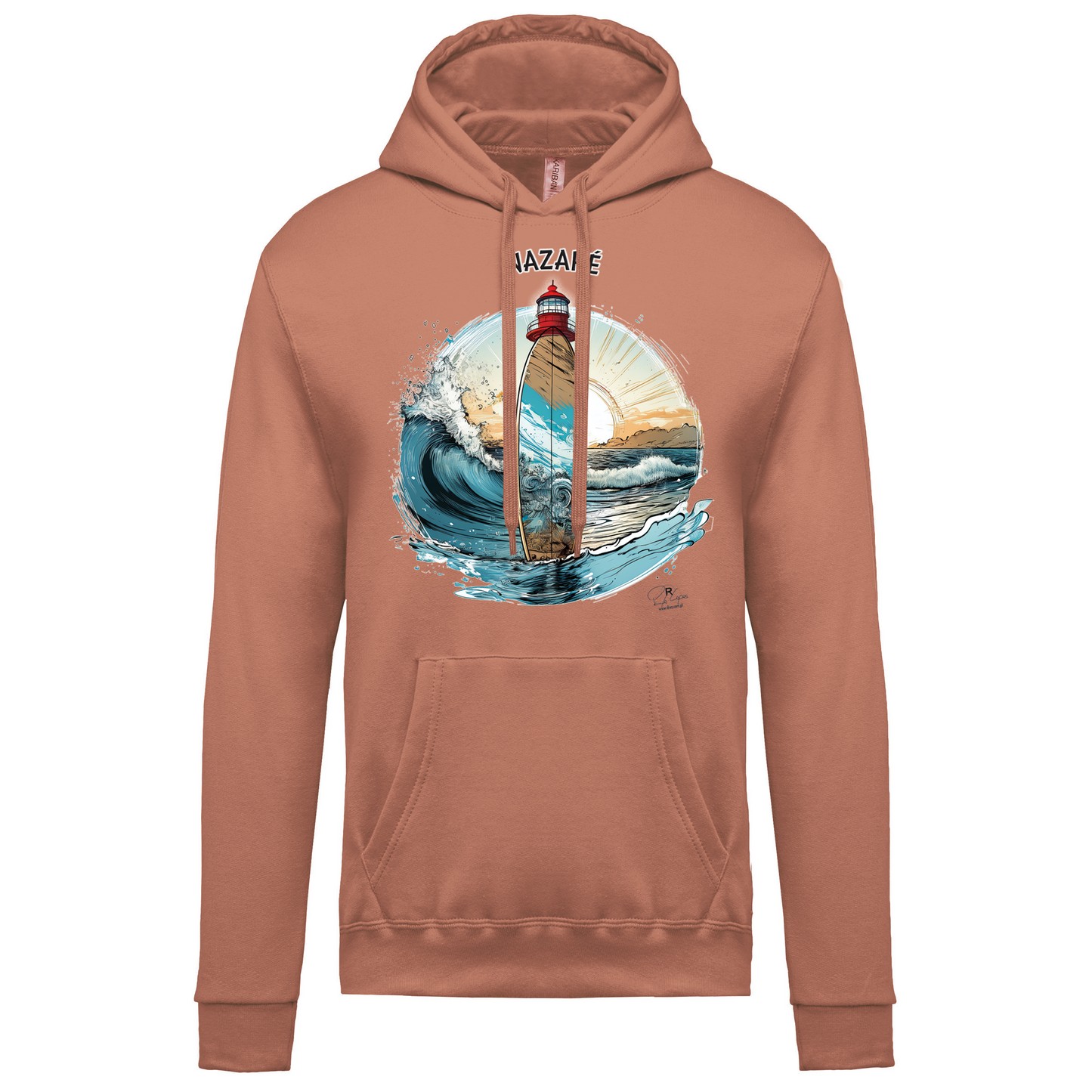 Sweatshirt Kariban com Capuz Sol Nazaré