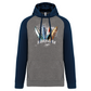Sweatshirt Bicolor com capuz Surfboards Albufeira