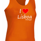 T-shirt Alças Senhora I Love Lisboa