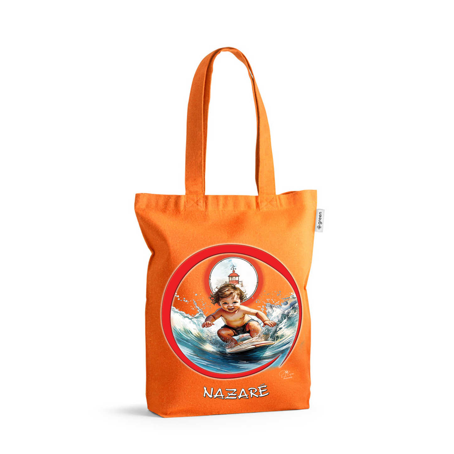 Sacos de Algodão Ecológico 220g Baby Surfer Nazaré