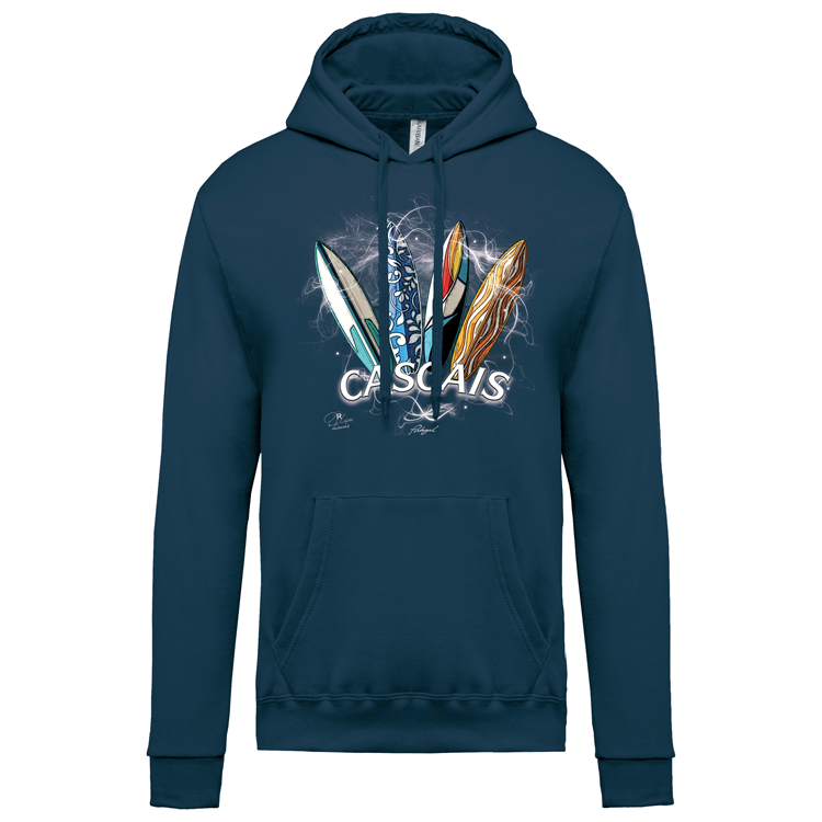 Sweatshirt Kariban com Capuz Surfboards Cascais