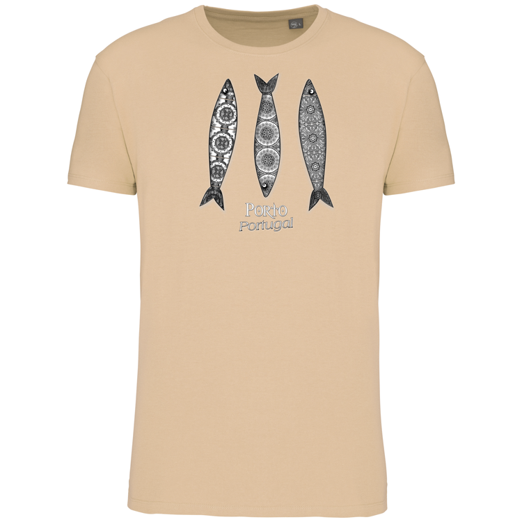 T-Shirt Algodão Biológico 3 Sardinhas Porto