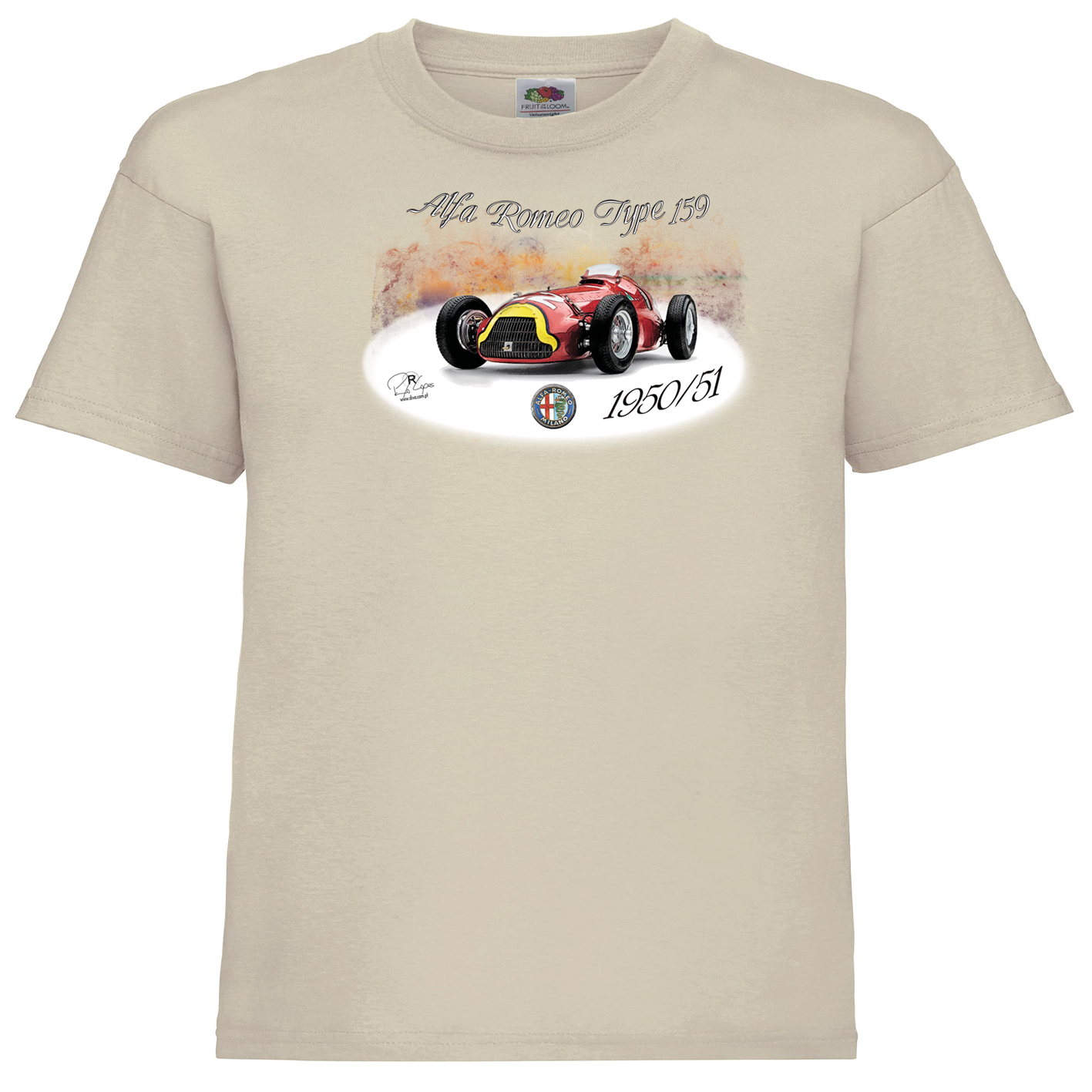 T-shirt Fruit of the Loom Kids Alfa Romeo Type 159