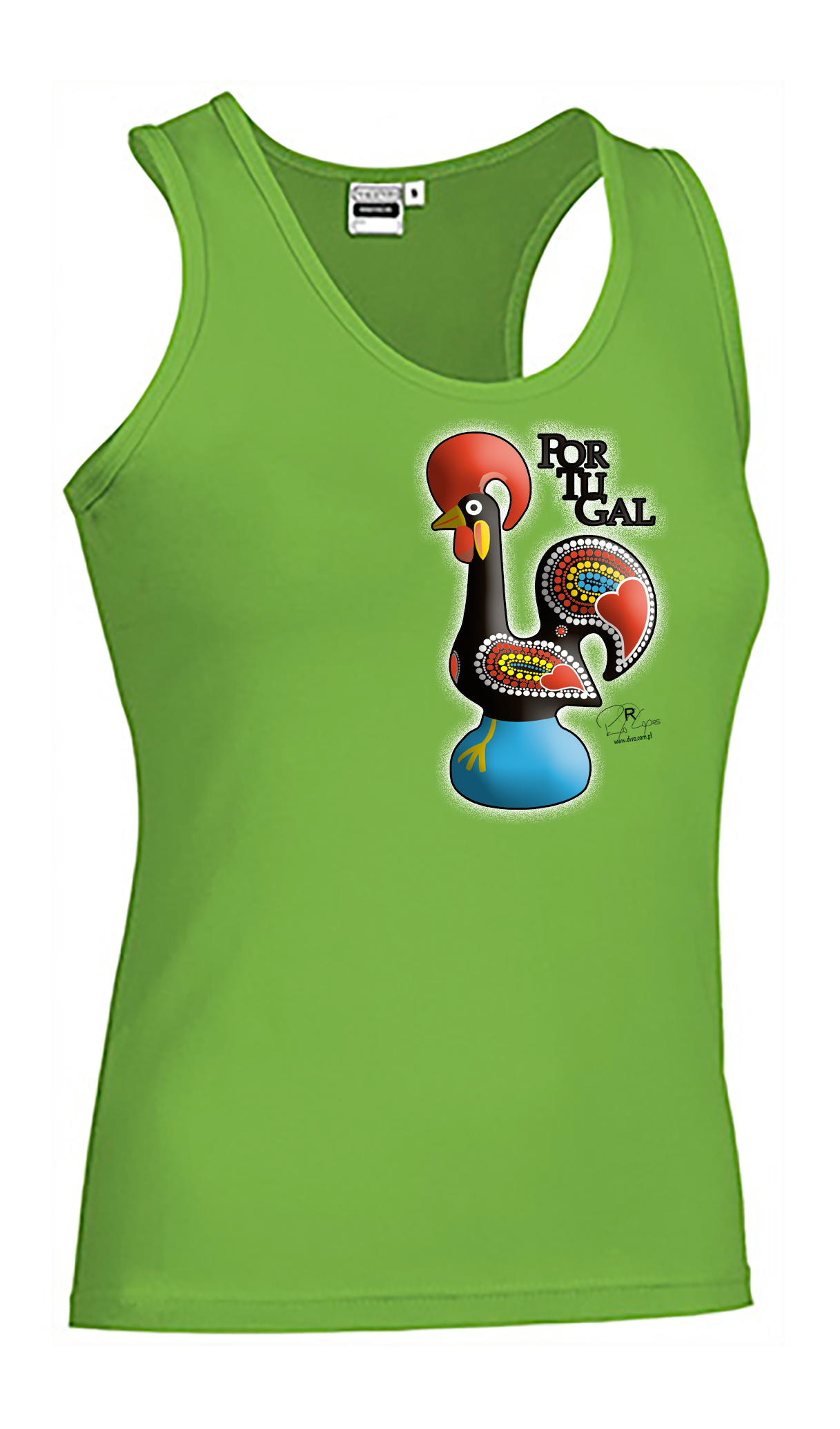 T-shirt Alças Senhora Galo de Barcelos