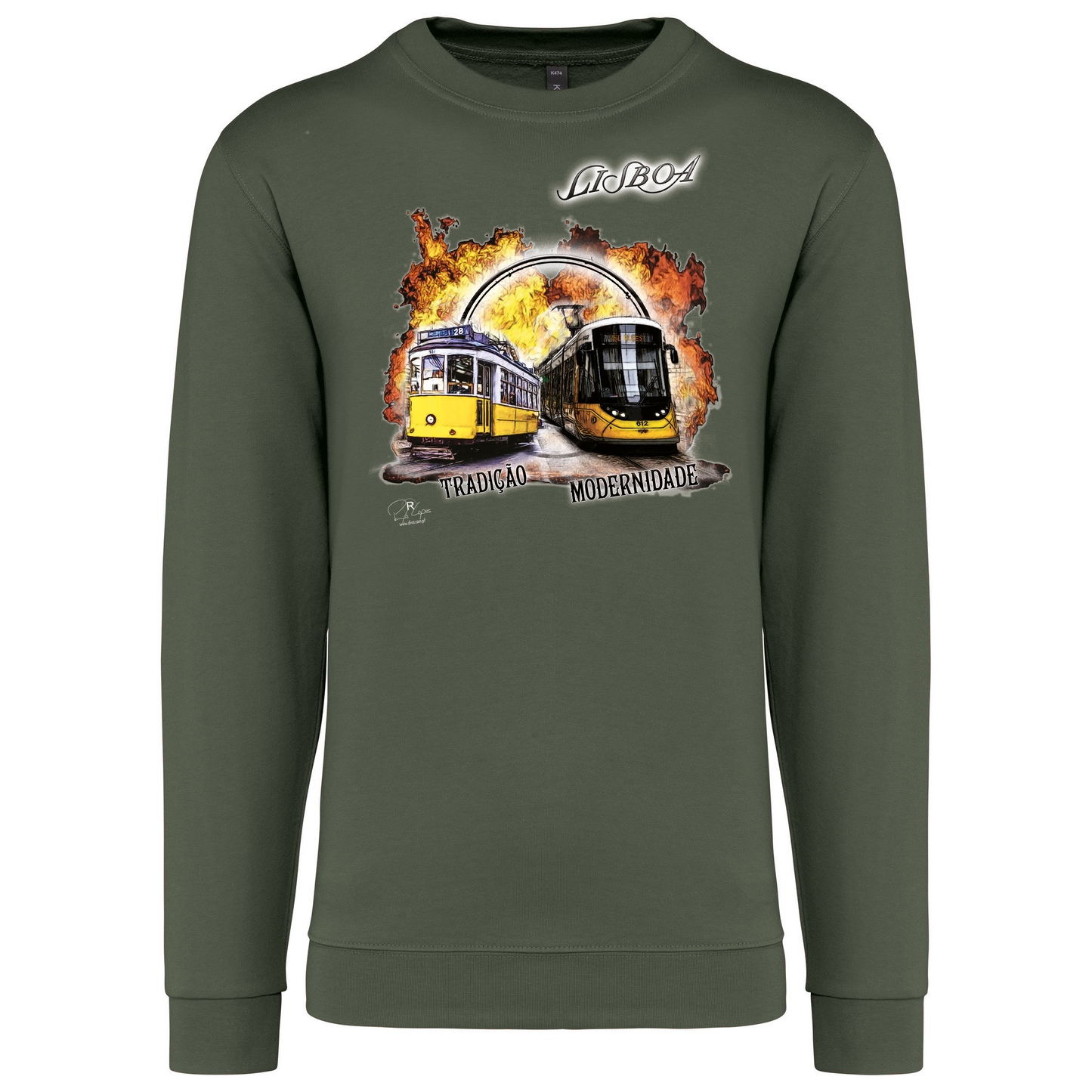 Sweatshirt Kariban sem Capuz Tradição e Modernidade