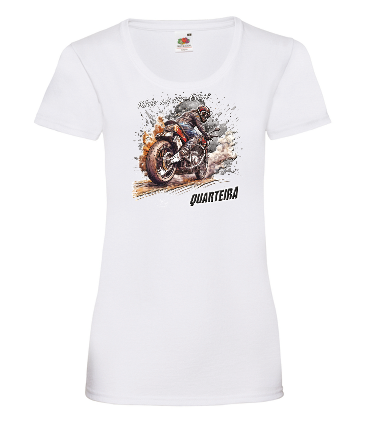 T-shirt Senhora Ride on the Edge Quarteira