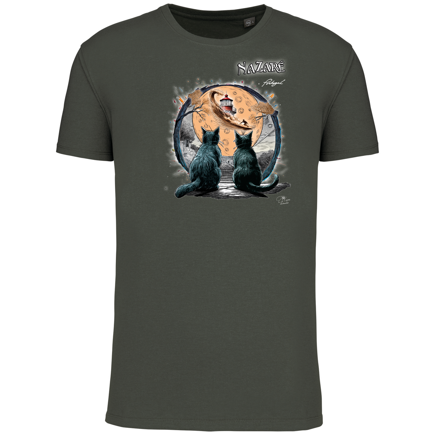 T-Shirt Algodão Biológico Luar Nazaré