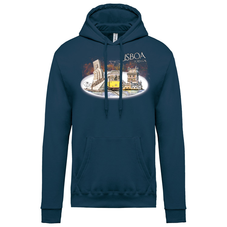 Sweatshirt Kariban com Capuz Monumentos Belém