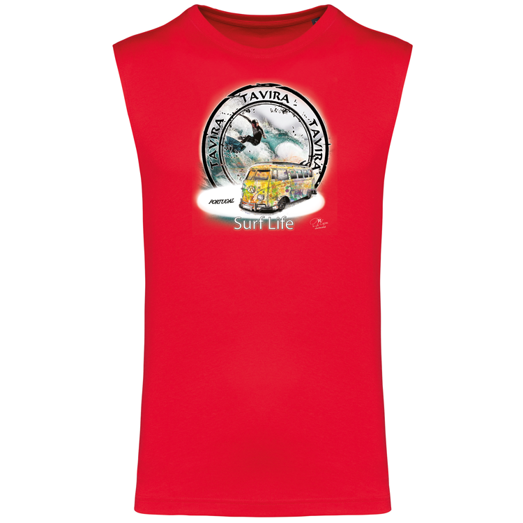 T-shirt Alças Surf Life Tavira