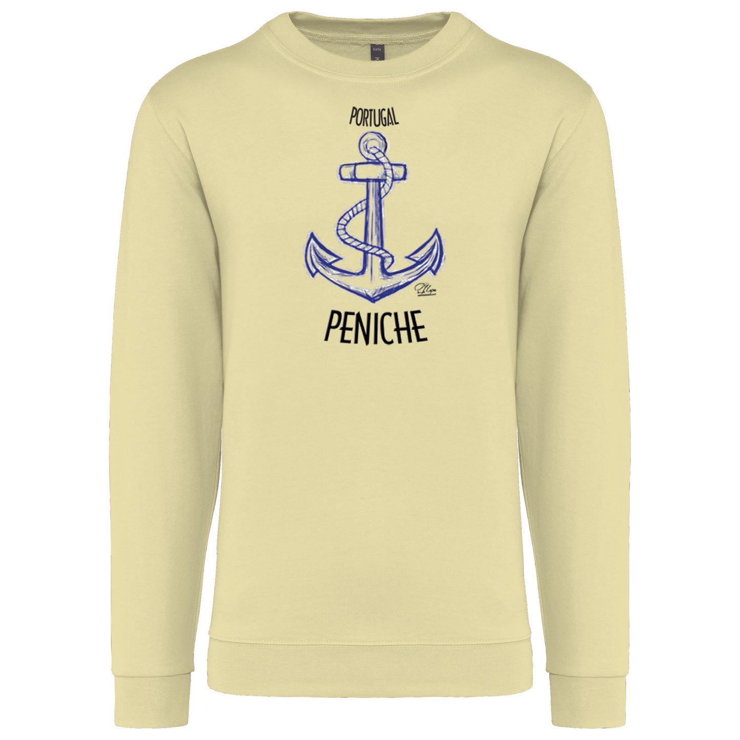 Sweatshirt Kariban sem Capuz Âncora Peniche