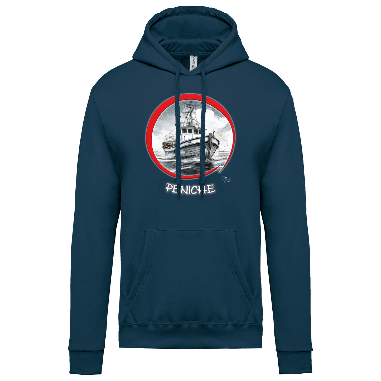 Sweatshirt Kariban com Capuz Traineira Peniche