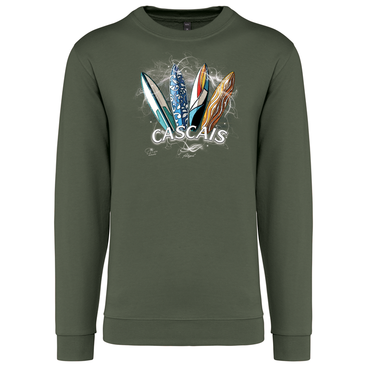 Sweatshirt Kariban sem Capuz Surfboards Cascais