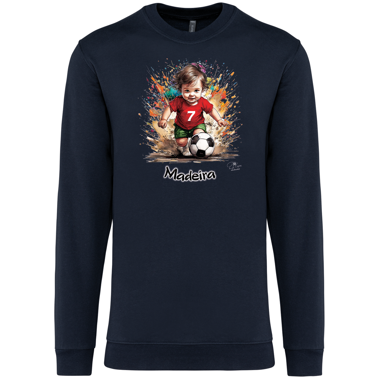 Sweatshirt Kariban sem Capuz 7 Madeira