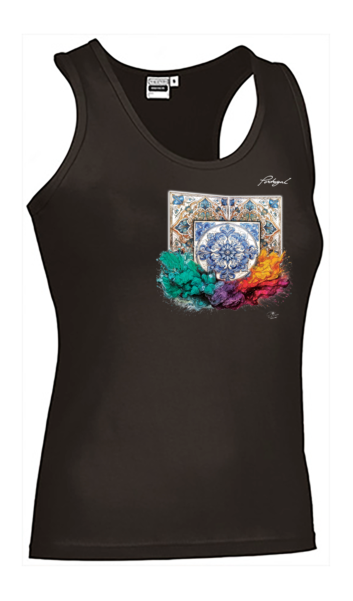 T-shirt Alças Senhora Azulejos