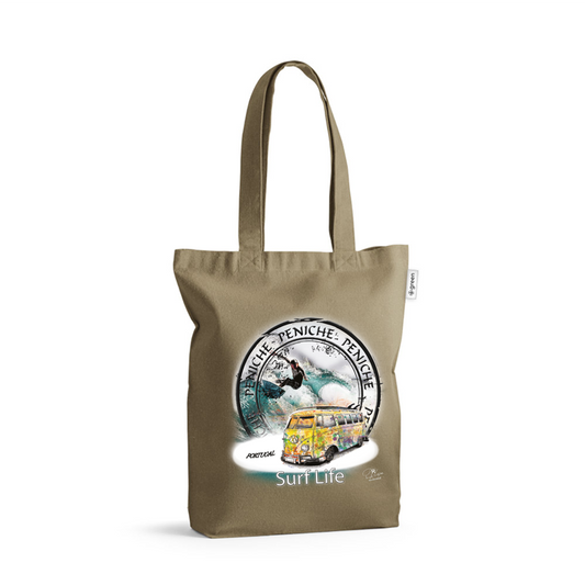 Sacos de Algodão Ecológico 220g Surf Life Peniche