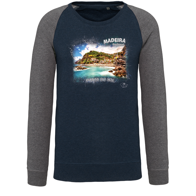 Sweatshirt Bicolor sem capuz Ponta do Sol