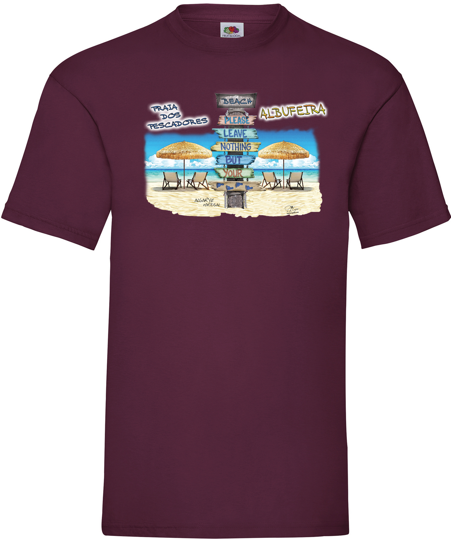 T-shirt Pegadas Albufeira