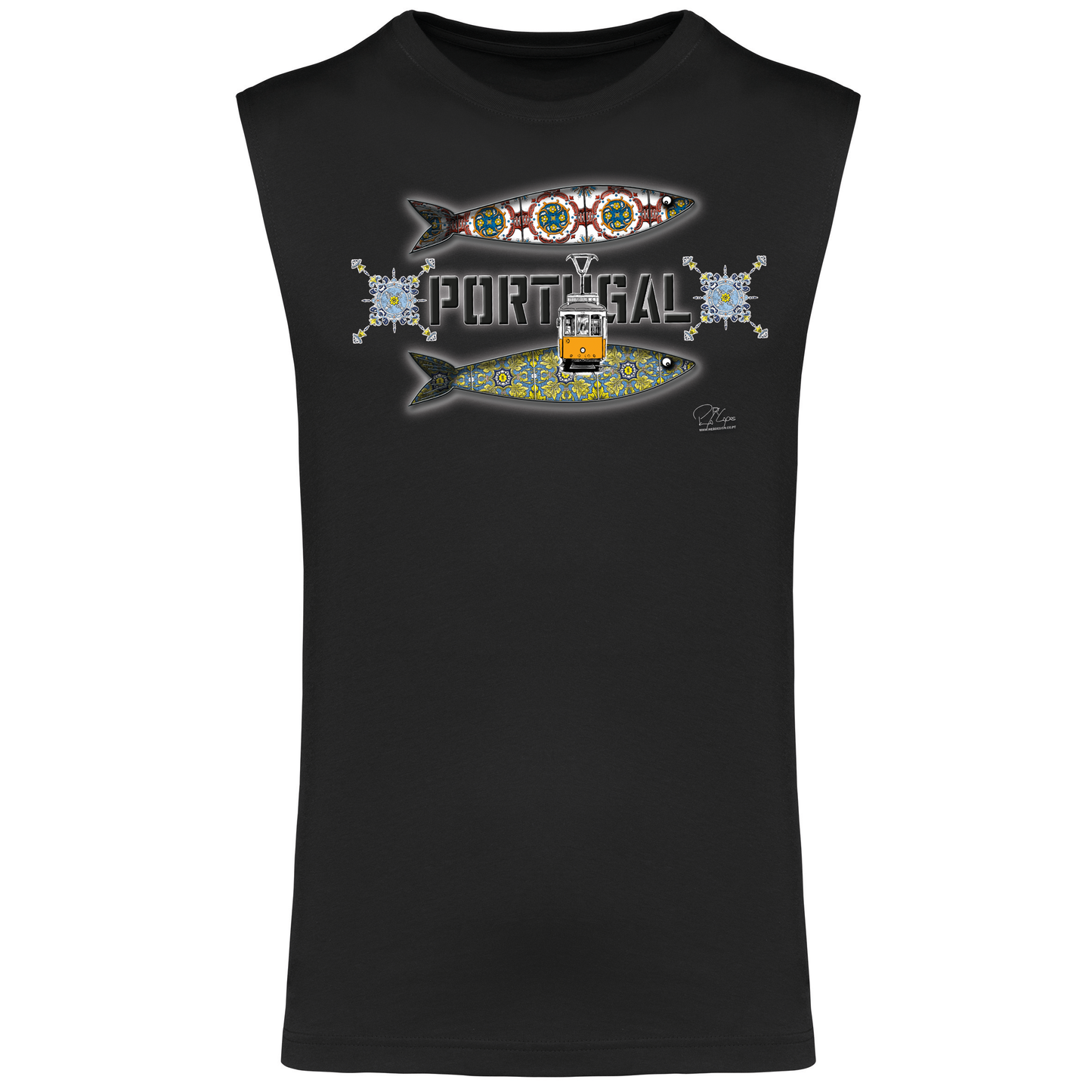 T-shirt Alças Duas Sardinhas Coimbra