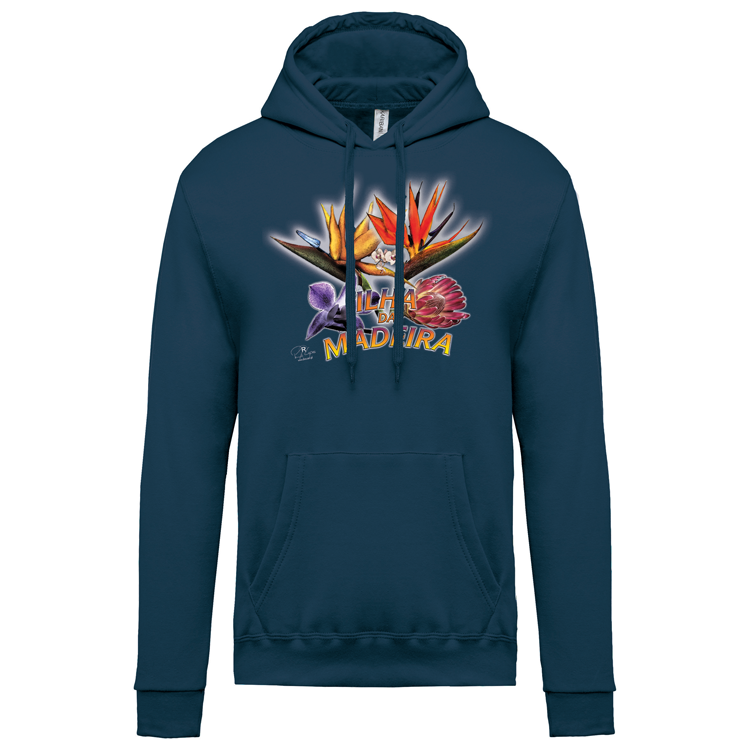 Sweatshirt Kariban com Capuz Estrelícias