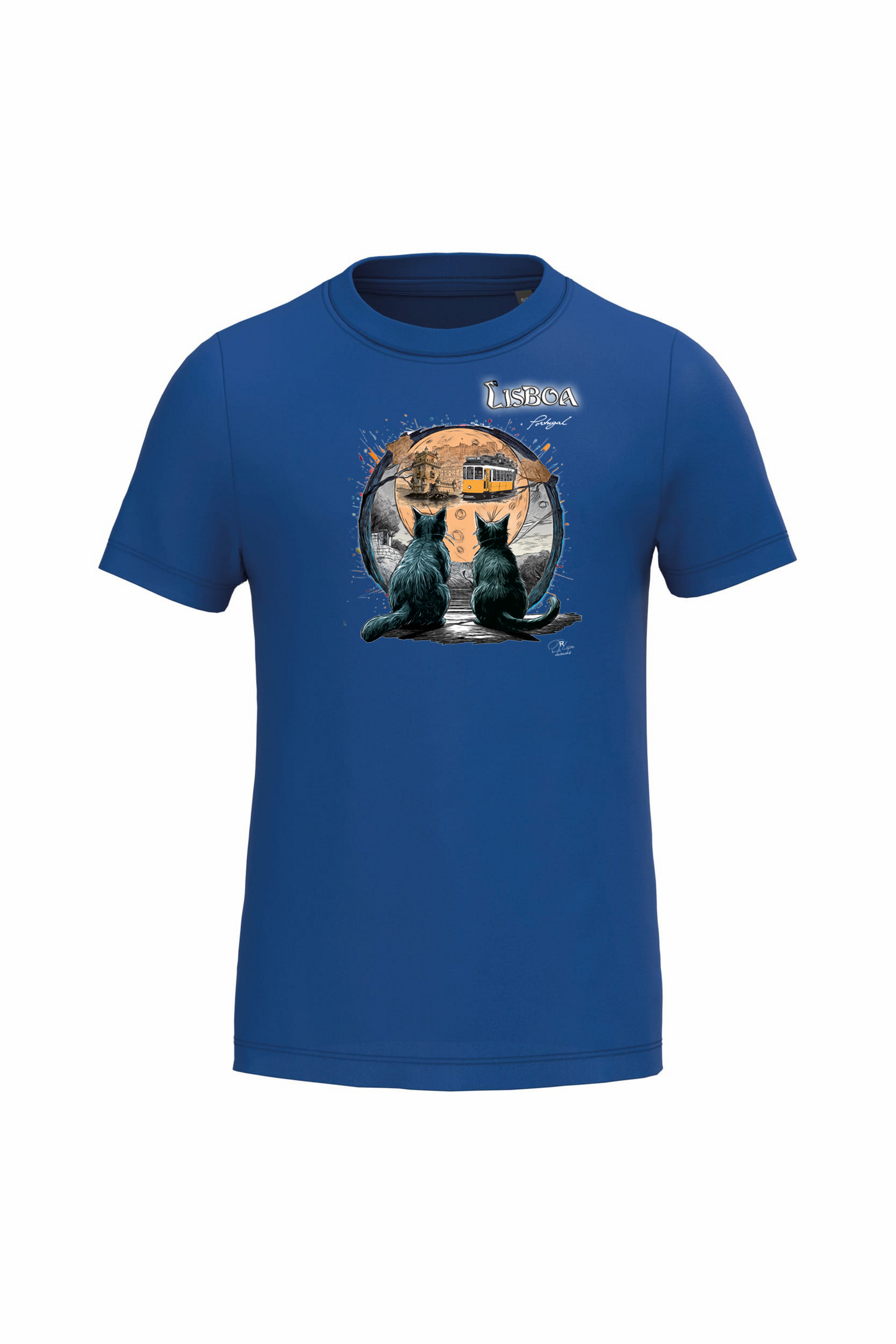 T-shirt de Criança Kariban Luar Lisboa