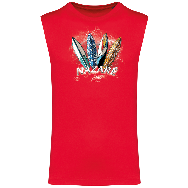 T-shirt Alças Surfboards Nazaré