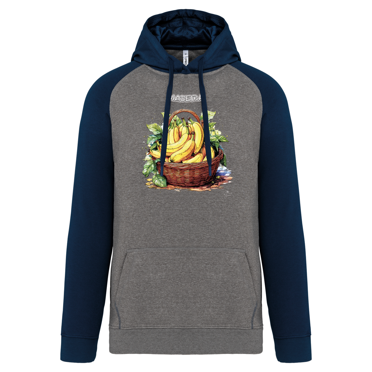Sweatshirt Bicolor com capuz Cesto Bananas