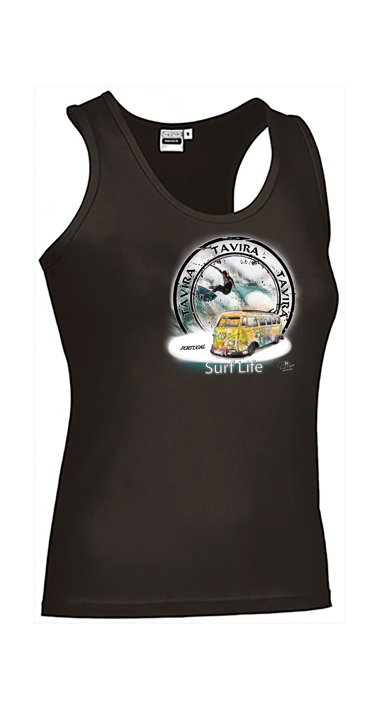 T-shirt Alças Senhora Surf Life Tavira