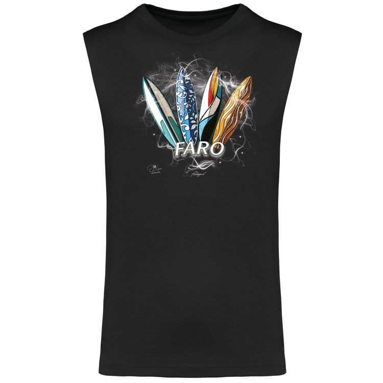 T-shirt Alças Surfboards Faro